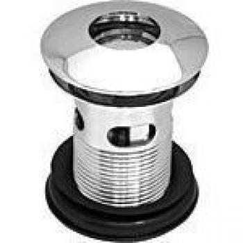 1 1/4″ Solid Brass Poke‑Down Basin Waste – Chrome Finish