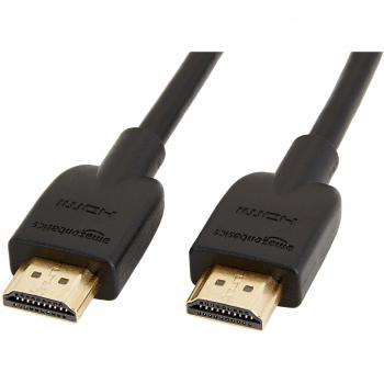 Amazon Basics – Hochgeschwindigkeitskabel, Ultra HD HDMI 2.0, unterstützt 3D-Formate, mit Audio Return Channel, 0,9 m