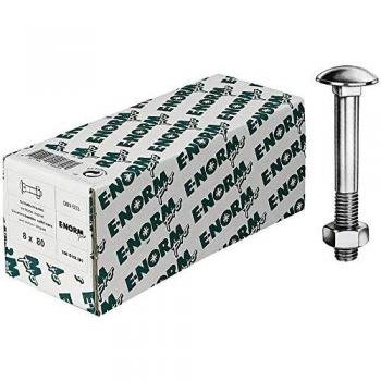 E-NORMpro M5x60 Flachrundschraube 200 Stück