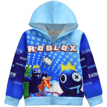 Chaqueta Rainbow Friends con Cremallera y Capucha