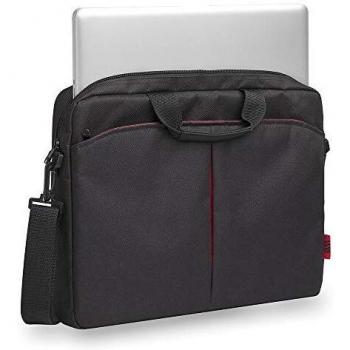 WE Classic sacoche d'ordinateurs portables 43,9 cm (17.3) Sac Messenger Noir, Rouge