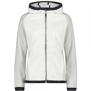 CMP Women's Hooded Fleece Jacket in White