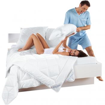 Erwin Müller Luxusstoffbett Agra 200x220 cm mit 60% Seide, 40% Baumwolle