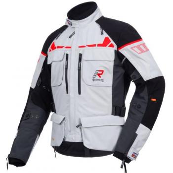 Rukka Ecuado-R Motorradjacke 54 Schwarz Grau Rot für Herren