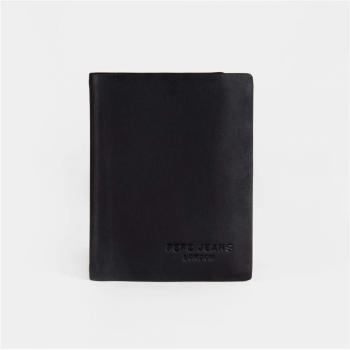 Pepe Jeans Cartera Colorful Negro 8,5x11,5x1 cms Piel