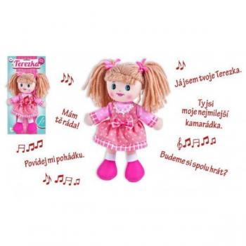 Panenka Terezka hadrová plyš 30cm český mluvící