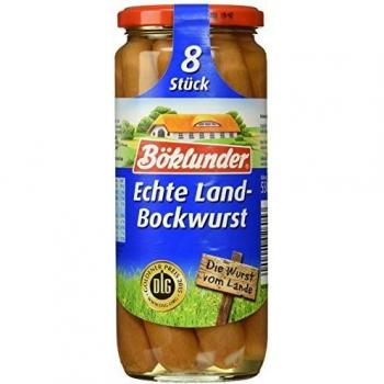 Böklunder Echte Bockwurst, 8 Stück, 360 g