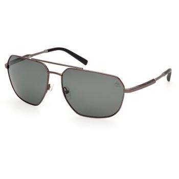 Timberland TB00009 Herren-Sonnenbrille, Metall-Gestell, silber