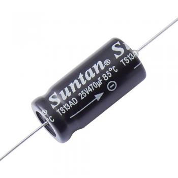 Suntan Electrolytic Capacitor 470µF 100V Axial Lead