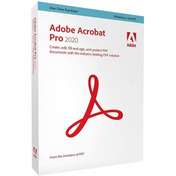 Adobe Acrobat Pro 2020 box‑edition – Einbenutzer – PC/Mac – Tschechisch