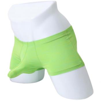 Boxer Briefs para Hombres 2XL en Verde Fluorescente Suave