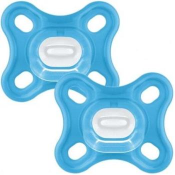 Mam Comfort 2x Chupete Silicona 3‑12 M Azul/Verde