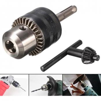 Rotary Hammer Drill Chuck with Hex Key and SDS Plus Shank