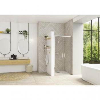 Puerta de Ducha Espesor 6mm Anti Transparente con Diseño Vant 70x205 cm