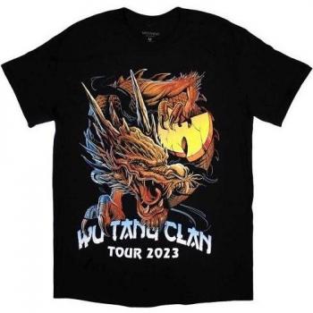 Wu-Tang Clan Unisex Tour '23 T-Shirt mit Drachen-Design