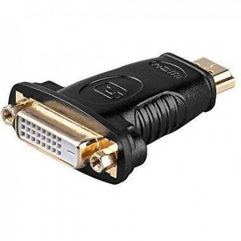 Adaptador HDMI a DVI-D 24+1p Macho/Hembra Negro