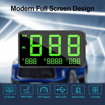 Sistema HUD Universal: GPS, Velocímetro, Alarma de Speed Limit