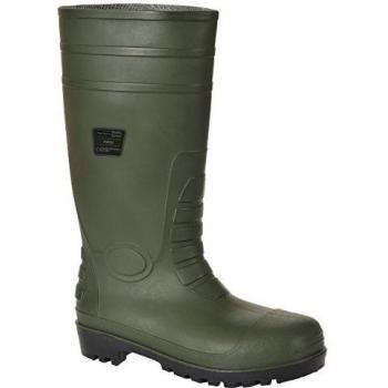 Total Safety Wellington S5 Work Boots, Green, 8 UK
