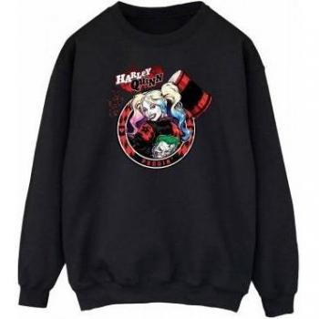 Harley Quinn Joker Donna Felpa Bianco