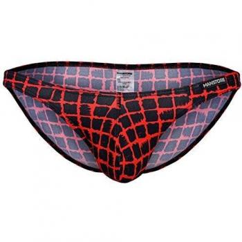 MANSTORE M800 Low Rise Briefer – Rot/Schwarz – S – Limited Edition