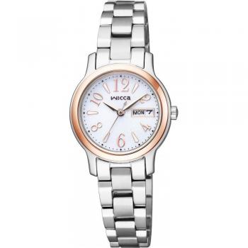 Wicca Solar Timepiece Día Fecha Simple Plata [Citizen] KH3‑436‑11 Femenino