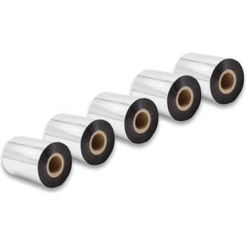 Ruban d’étiquette thermique haute résistance 5× pour Printronix T5308 – 90 mm × 300 m (noir)