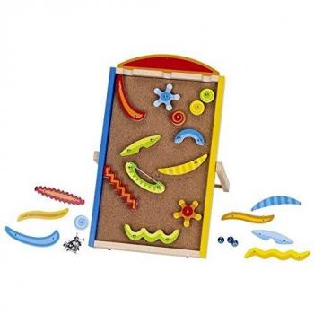 Holz‑Kork‑Metal‑Pinball-Murmelbahnsystem 53830