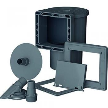GRE Skimmer Piscina Grigio con Innesti