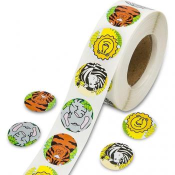 Cute Animal Reward Stickers for Scrapbooking