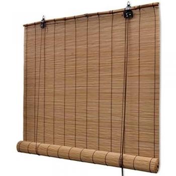 Enrouleur bambou naturel vieXL – protection solaire 80×160 cm