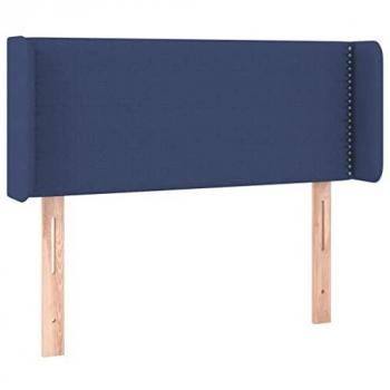 VidaXL Kopfteil Blau 93x16x78/88 cm