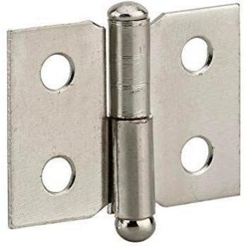 Paumelle de porte en acier 30x40mm gauche