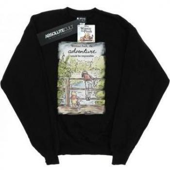 Nuit Douceur : Hoodie XXL noir, édition Winnie l’ourson