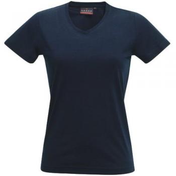 Hakro V‑Shirt Damen 181 Mikralinar – Tinte – 3XL