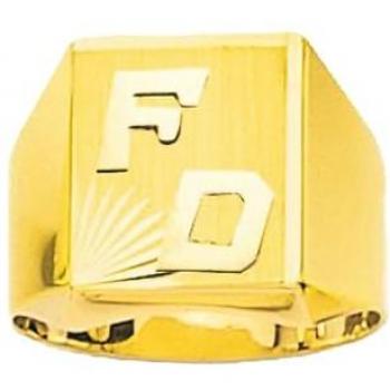 Bague de Classe en Or 18 Carats pour Homme