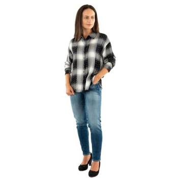 Upim Camicia A-Quadri Donna M – Nero Chic