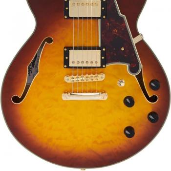 D'Angelico Excel SS XT Iced Tea Quilt
