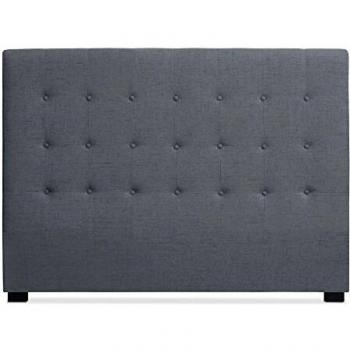 Tête de lit 160cm Tissu Gris Menzzo