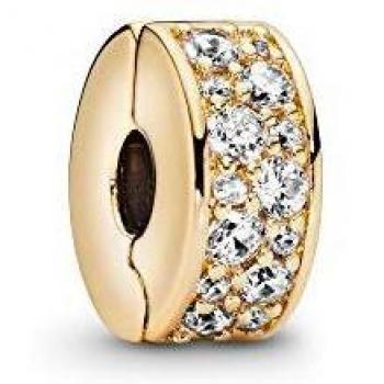Pandora Charm Clip Pavé Trasparente 768658C01