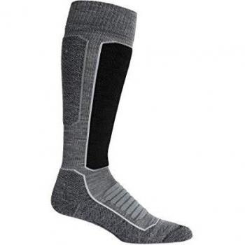 Damen‑Ski‑Socken Merino – Mittel, Gritstone Hthr/Black