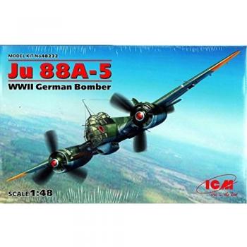 Junkers Ju 88A-5, bombardier allemand de la Seconde Guerre mondiale (1:48, 100% nouveaux moules)