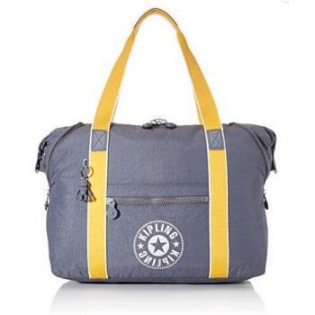 Kipling ART M Bolsa de tela, 58 cm, 26 litros, Gris