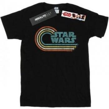 Girls Retro Wave Logo Star Wars T-Shirt