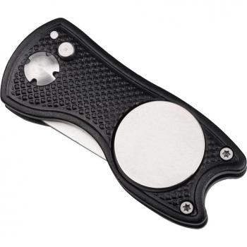 Golf Pitchfork Tool with Ball Marker and Cleaning Fork