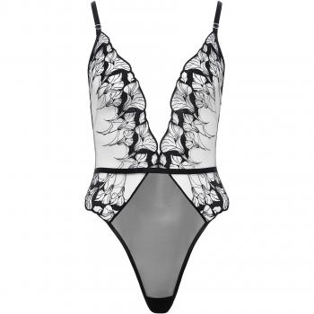 Kalmia Black Sheer Soft Body by Bluebella