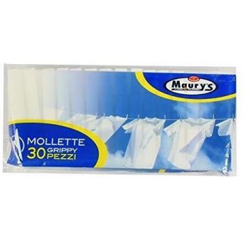 MAURY'S Grippy Molletti 30 Unità Bianco