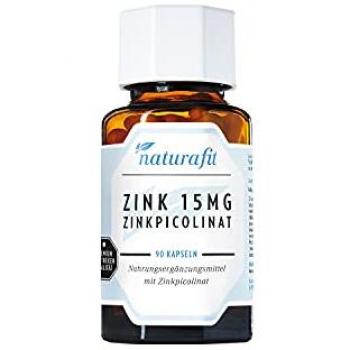 Naturafit Zinkpicolinat 15 mg 90 Kapseln