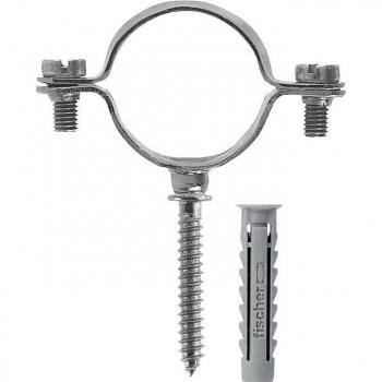 Colliers de serrage Fischer 10 Mm.24 avec vis et chevilles