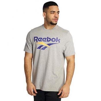 Reebok T-Shirt Medium Grigio Cappa