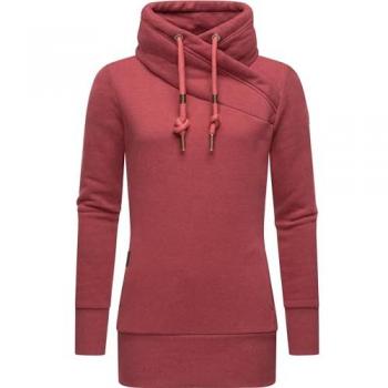 Ragwear Sweatshirt Neska Damen Rot Figurbetont 3XL
